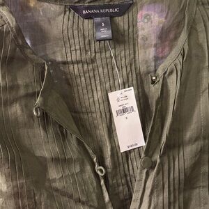 Banana Republic Sage Green Women's Dress